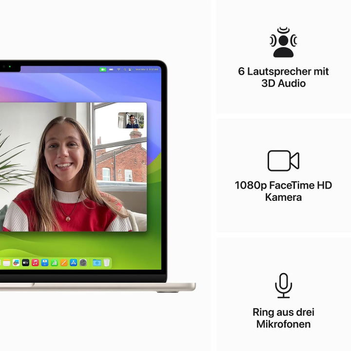 Apple MacBook Air 15.3″ – M3 Chip, 8 GB RAM, 256 GB SSD